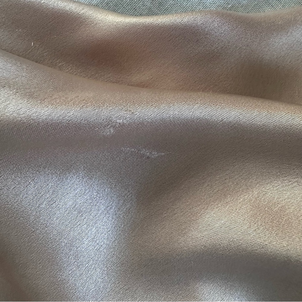 Alice + Olivia Blush Satin Corset Maxi Dress Cowl Neck Zip Back Special Occasion - Picture 15 of 16